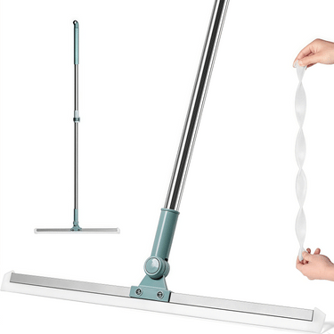 Magic Broom Silicone Floor Scraper - Bathroom Hair Cleaning Brush with Water Squeegee for Home Use